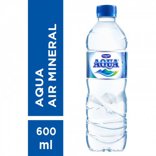 

Aqua Air Mineral Kemasan Botol 600mL 1 pcs