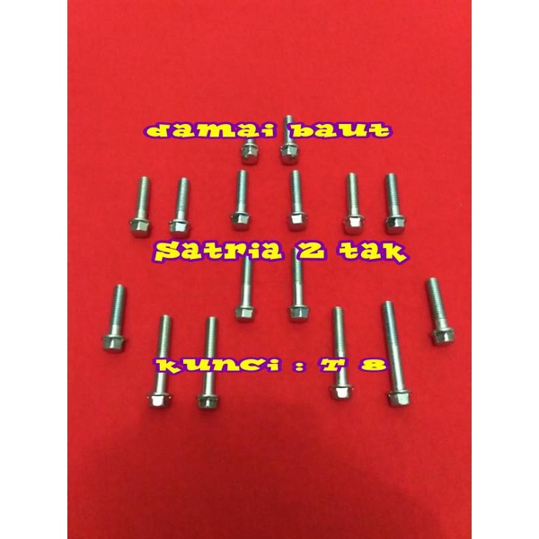 baut block mesin satria 2 tak