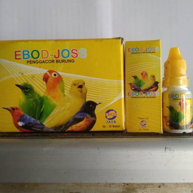 Penggacor burung Ebod jos multi vitamin burung produk Ebod jaya