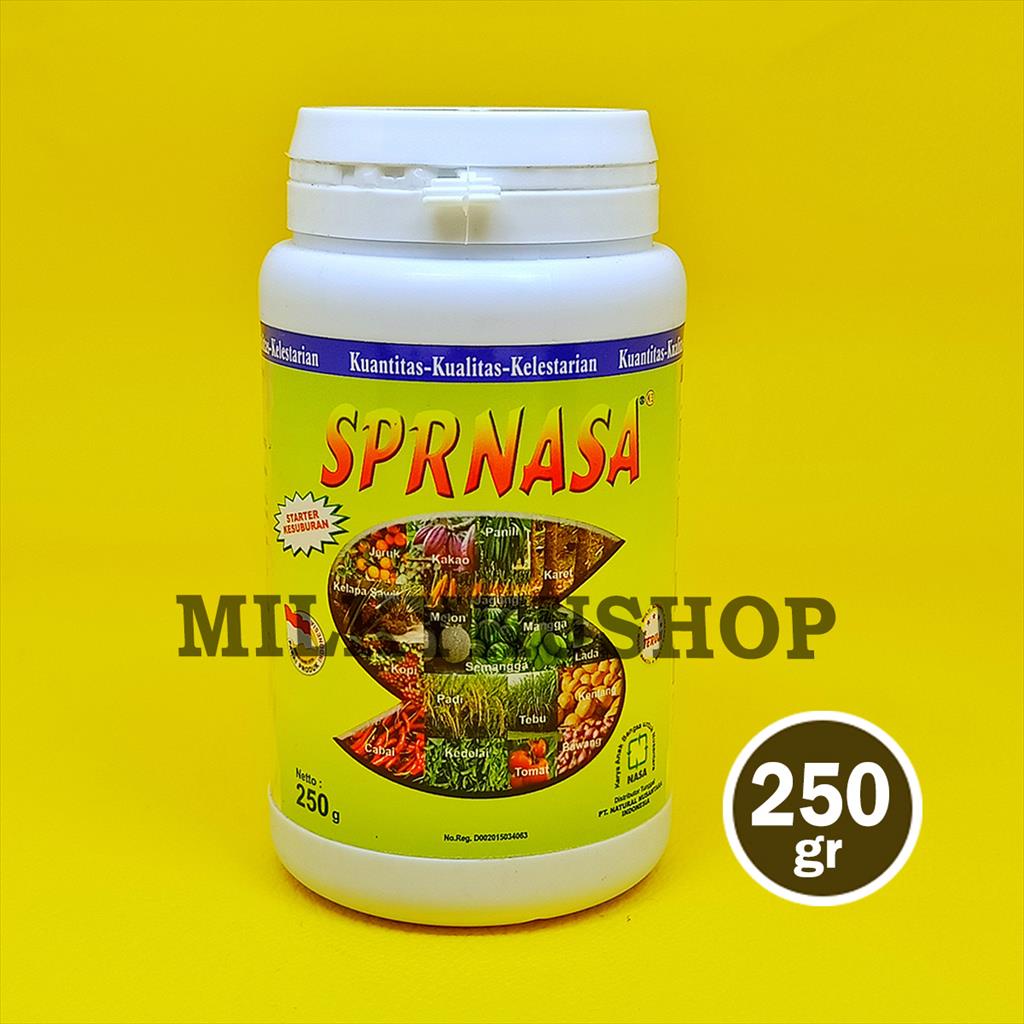 PUPUK ORGANIK SPRNASA 250 GRAM SUPERNASA KEMASAN PABRIK