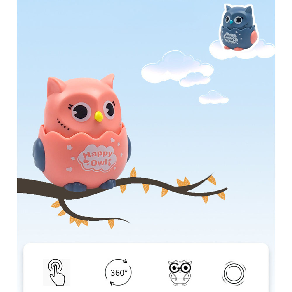 1pc Mainan Burung Hantu Inersia Model Tekan Untuk Anak Shopee Indonesia