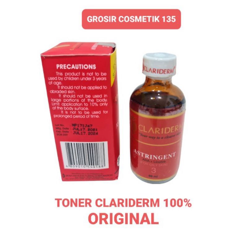 CLARIDERM 100% ORIGINAL