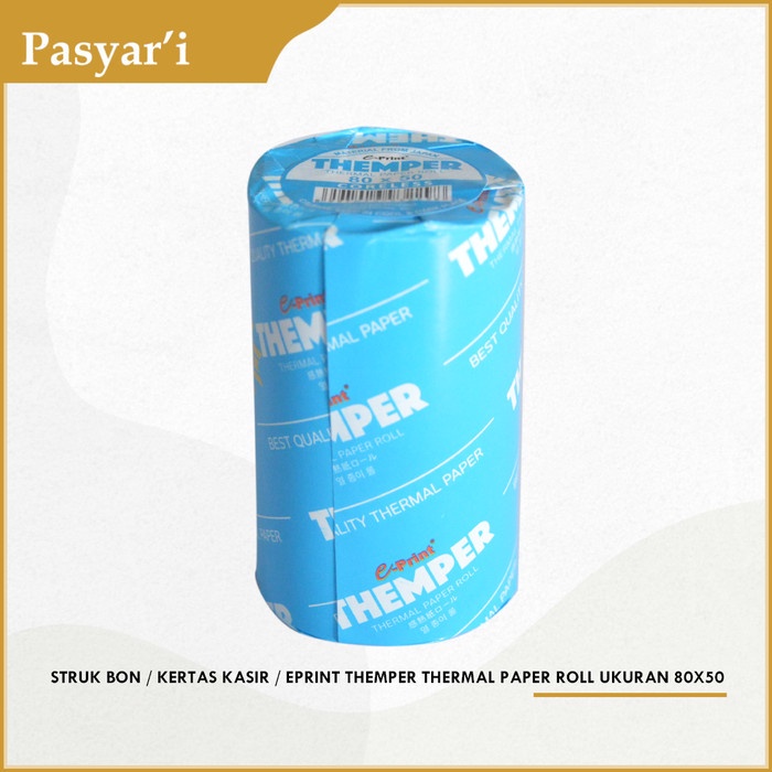 

Kertas Kasir Eprint Themper Thermal Paper Roll Ukuran 80 x 50