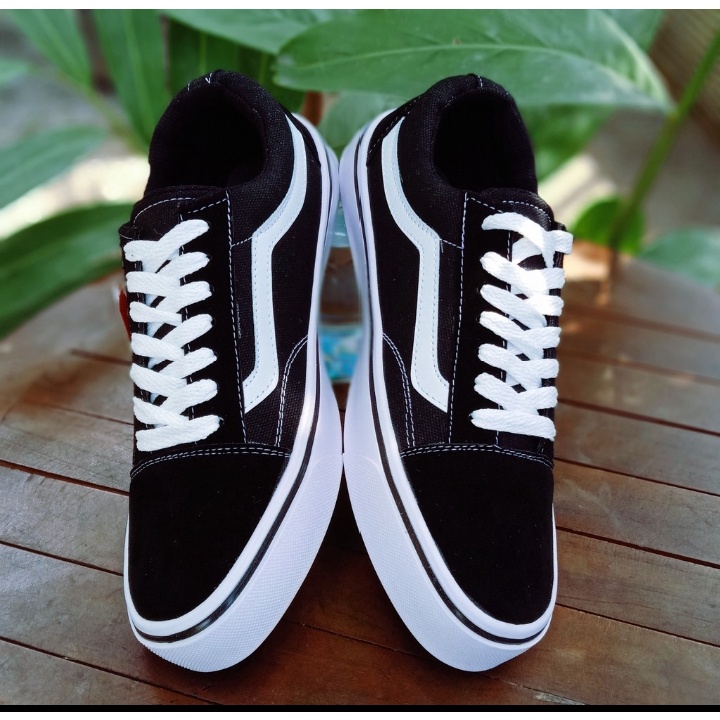 Sepatu Vans Oldskool Black White OG Size 36-43 Premium Quality