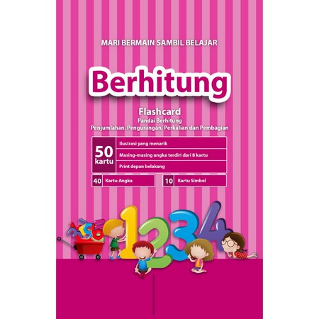 Kartu Pintar Belajar BERHITUNG - Flash Card KONSEP FLASHCARD 1 BOX ISI 48 KARTU pintar mainan edukasi flashcards flash card anak