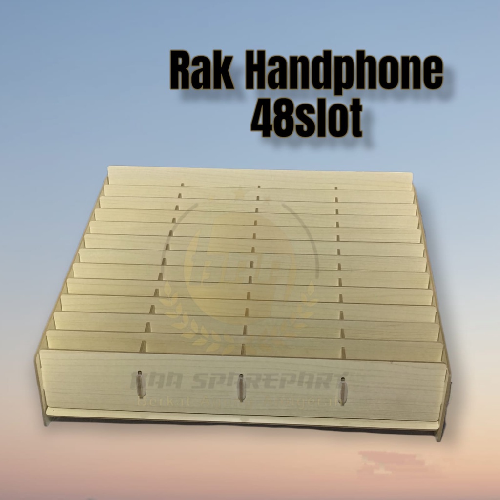 RAK HP KAYU 48SLOT