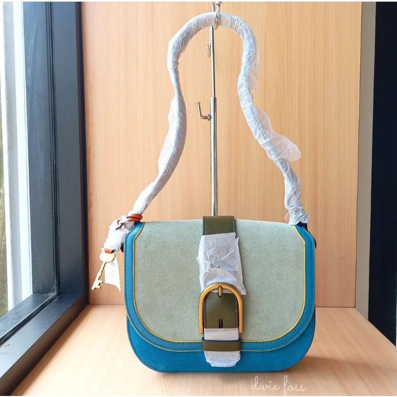 Tas Fossl Wiley Saddle Bag Green Multi Original