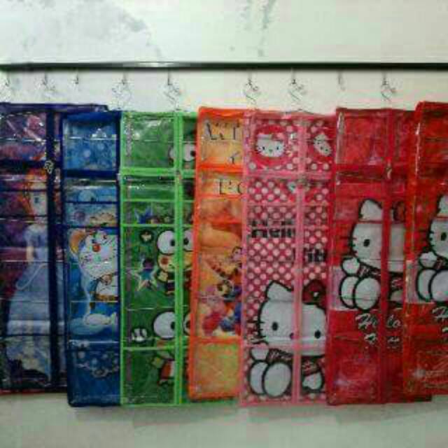 Rak jilbab jumbo 9 sab motif (HJO)