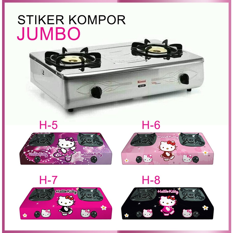 Stiker Kompor 2 Tungku Jumbo