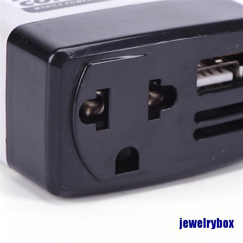 (Jewelrybox) Adaptor Charger Power Dc 12v Ke Ac 220v Dengan Port Usb