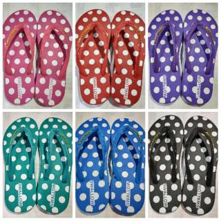  Sandal SWALLOW POLKADOT  READY STOK Shopee Indonesia