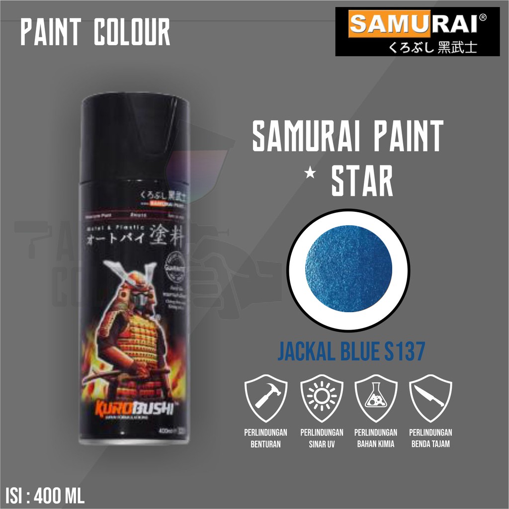 Samurai Paint S137* Jackal Blue Cat Semprot