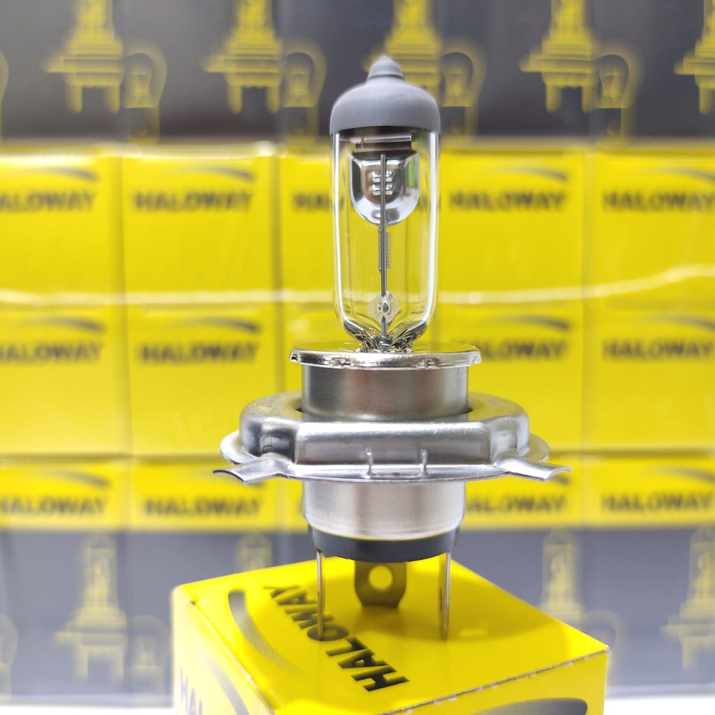 LAMPU BOHLAM H4 HALOWAY ORIGINAL 60/55 12V 2ND BRAND PHILIPS