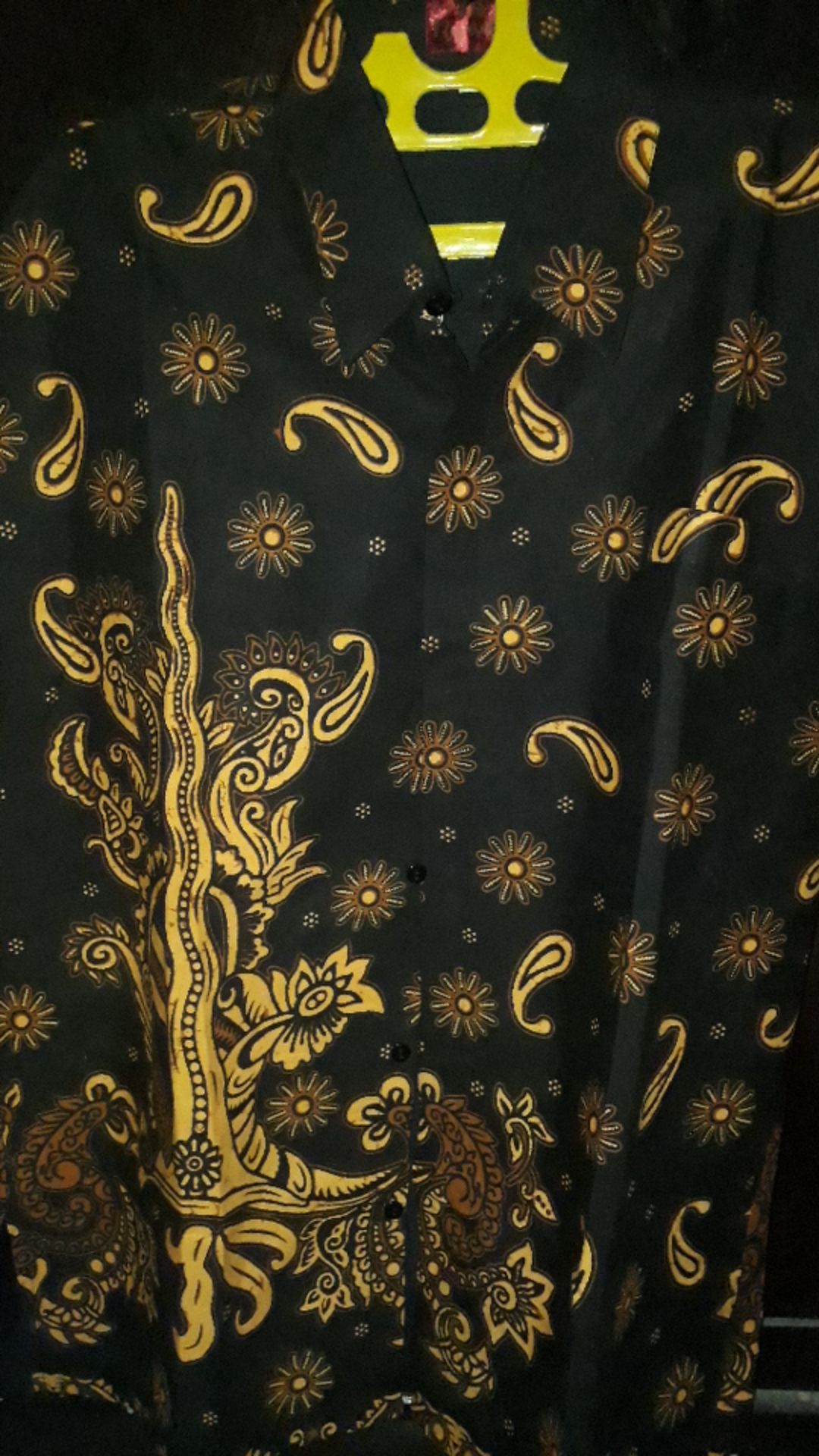 Batik Keris Sogan Size M - Xxl  Batik Solo Asli Katun Sragenan Full Furing