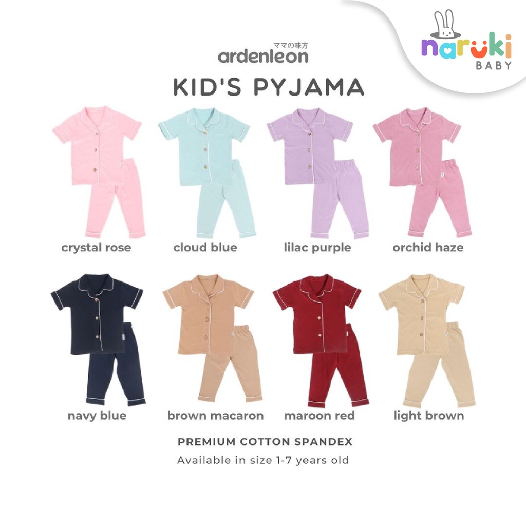 Ardenleon Kids Pyjama Baby Arden Leon Piyama Baju Tidur Bayi Anak Laki-laki Perempuan