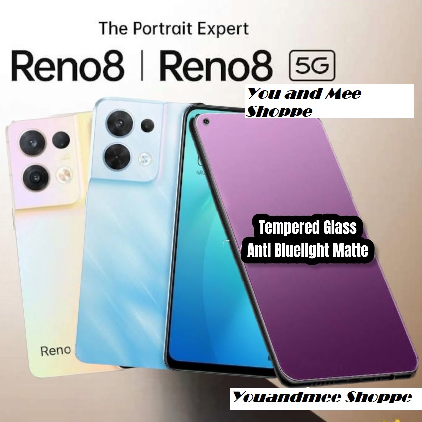 Tempered Glass OPPO Reno8 T/ 8 4G/8 5G/8Z/ Reno7 7Z Reno6 Reno5 Temperd Kaca Ful Depan Layar FRONT/Full Casing Ful Clear Bening Glossy-Bluelight Tampil Transparent-Anti SPY Privacy Matte-Glosy-Anti Glare Matte Minyak Ful Cover PRO Tempred AG 10D 6 5 7 8T