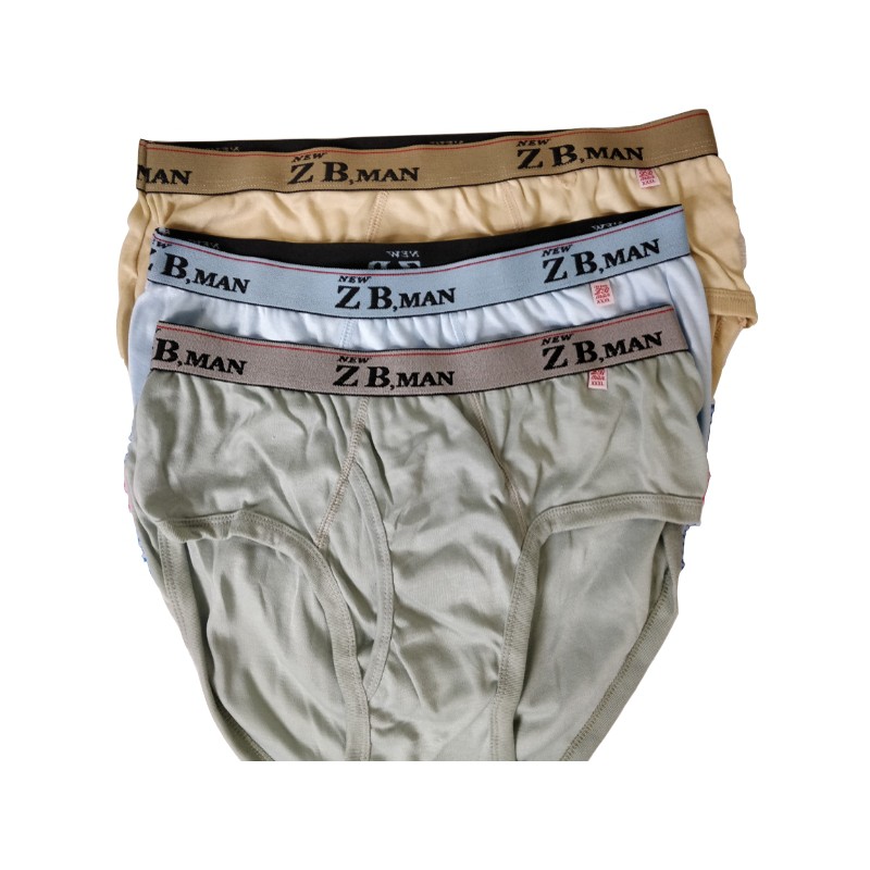 CD Pria Dewasa Murah (Isi 3 pc) Karet Boxer / CD Cowo Katun / Celana Dalam Brief Pria Murah