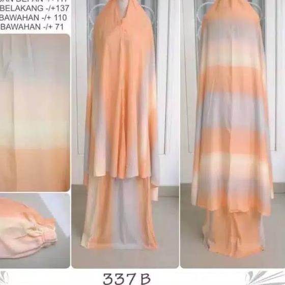 ☛ba★F044 Mukena katun dian pelangi terbaru .