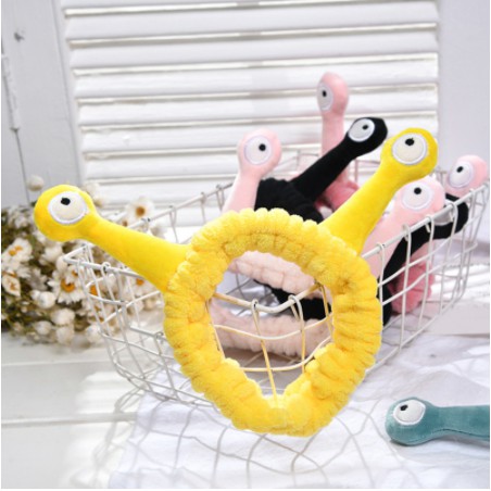 BANDANA MANDI Motif Snail Siput Lucu - Hairband Headband Bando Korea