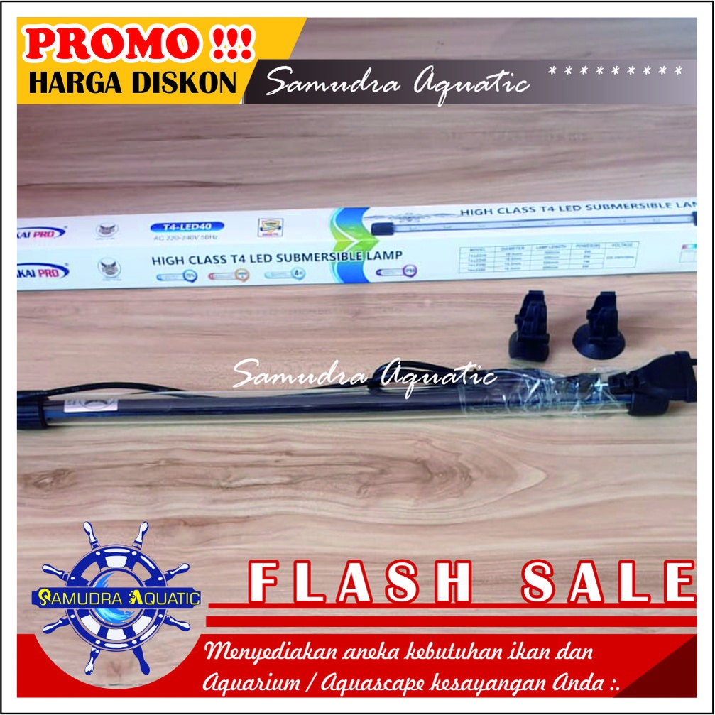 Lampu Aquarium CELUP 40 cm, Lampu Celup Aquarium Aquscape HEMAT ENERGY (GRATIS Bublewrap &amp; Kardus)