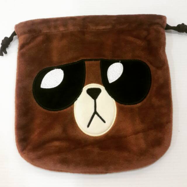 Tas Serut Brown LINE Import