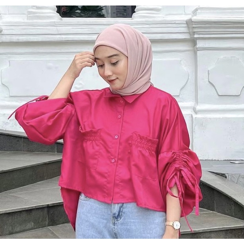 Reina croptop blouse
