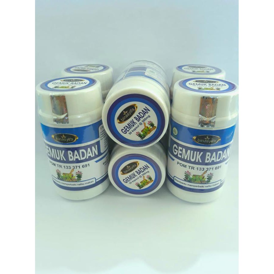 Gemuk Badan Binasyifa Kapsul Penggemuk badan Bina syifa AMAN TERPERCAYA ORIGINAL