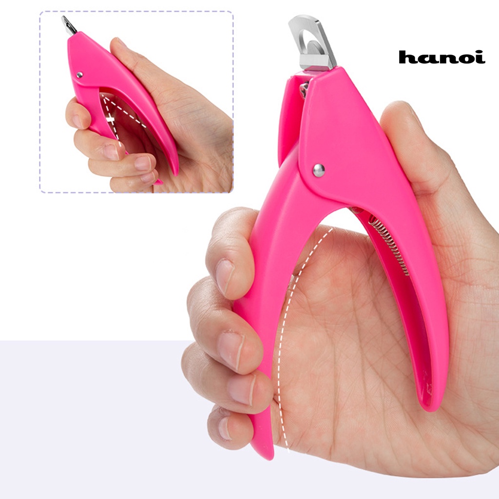 HQTM_U Shape Manicure Tools Plastic Professional Ergonomic Design Nail Trimmer Clipper for Manicurists