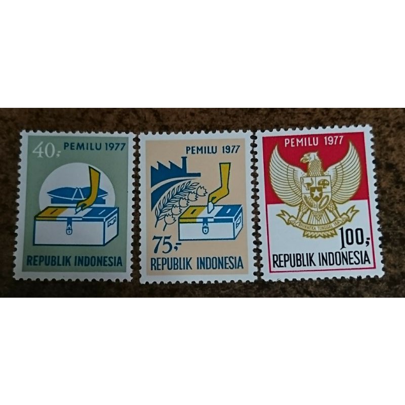 

Prangko Perangko Indonesia seri Pemilihan Umum 1977