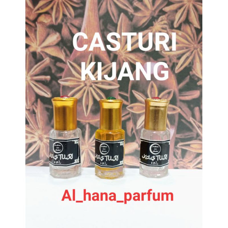 CASTURI JANATI/CASTURI KIJANG 6ML NON ALCOHOL100% TANPA CAMPURAN