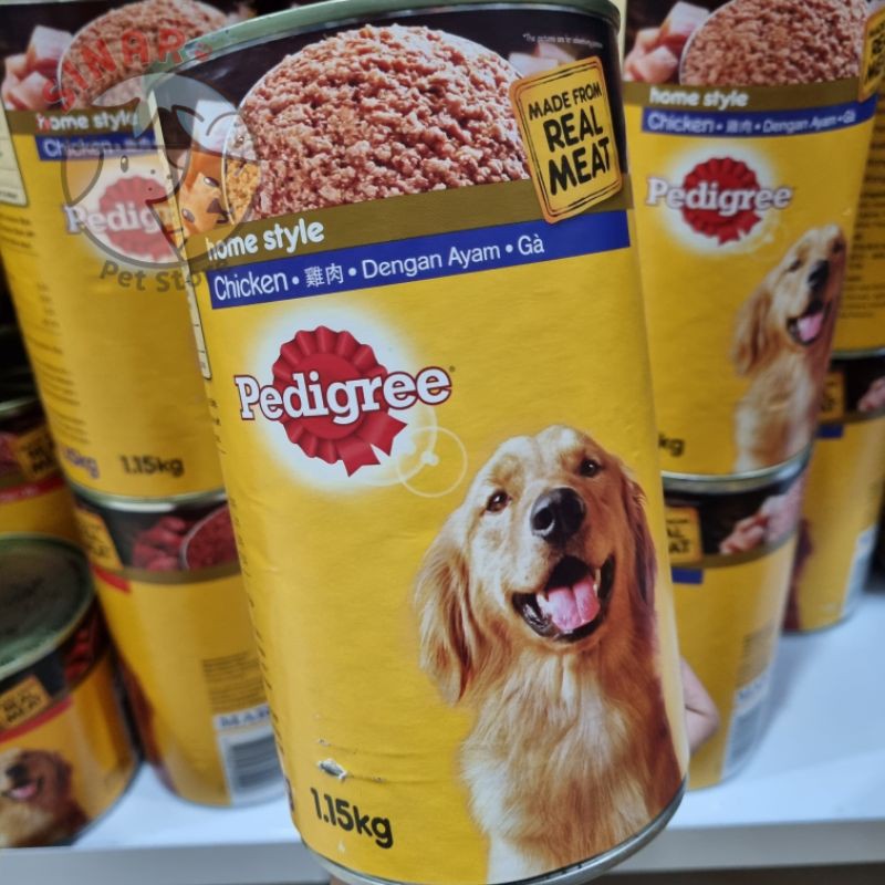 Pedigree Adult Dog Food 1.15KG Beef/Chicken -Makanan Kaleng Anjing Wet