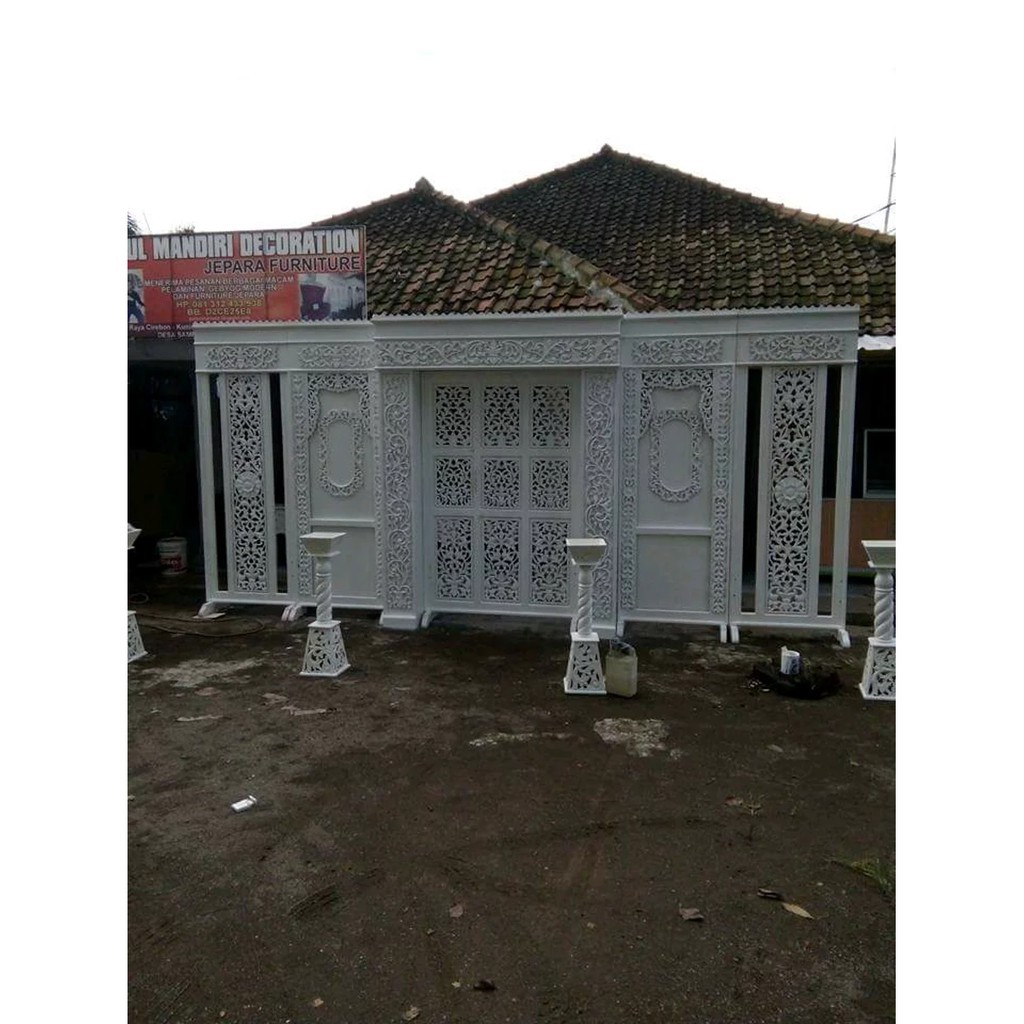 Gebyok Pelaminan Dekorasi Pengantin