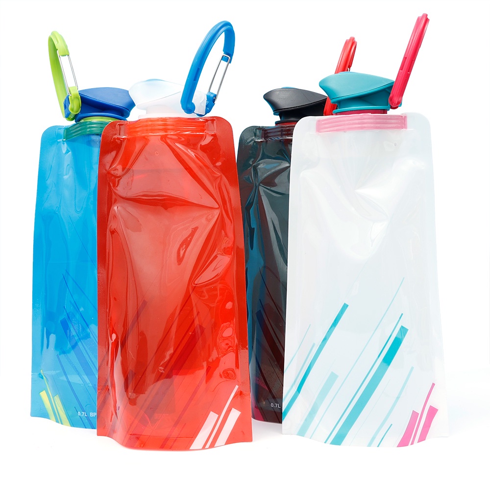 Botol Minum Lipat Portable Motif Bebek Untuk Hiking / Camping / Outdoor / Travel