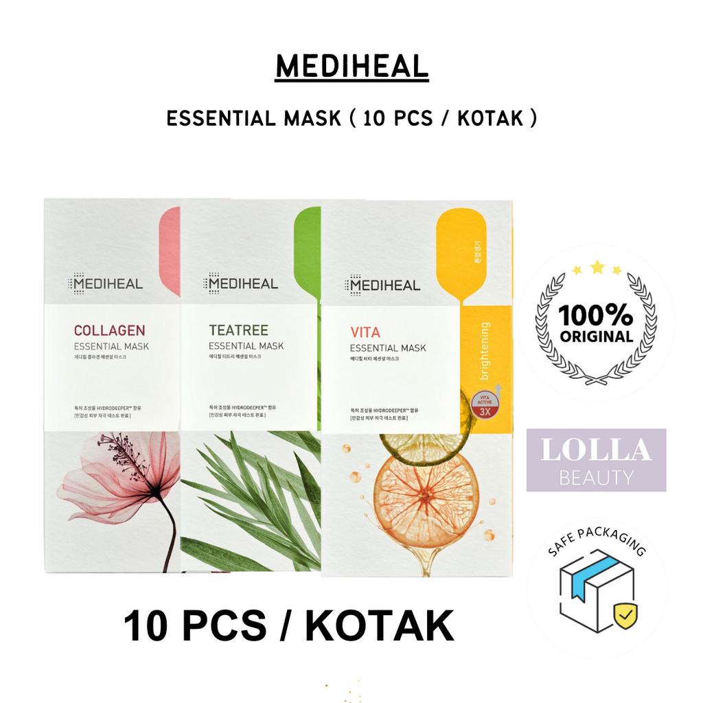 MEDIHEAL - 10 pcs  Essential Mask ( KOTAK )