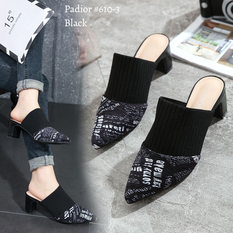 E PADIOR HIGH BLOCK SLOP CANVAS #610-3