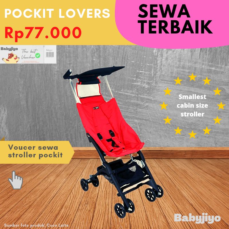Stroller Pockit dan Minima (paket sewa pockit)