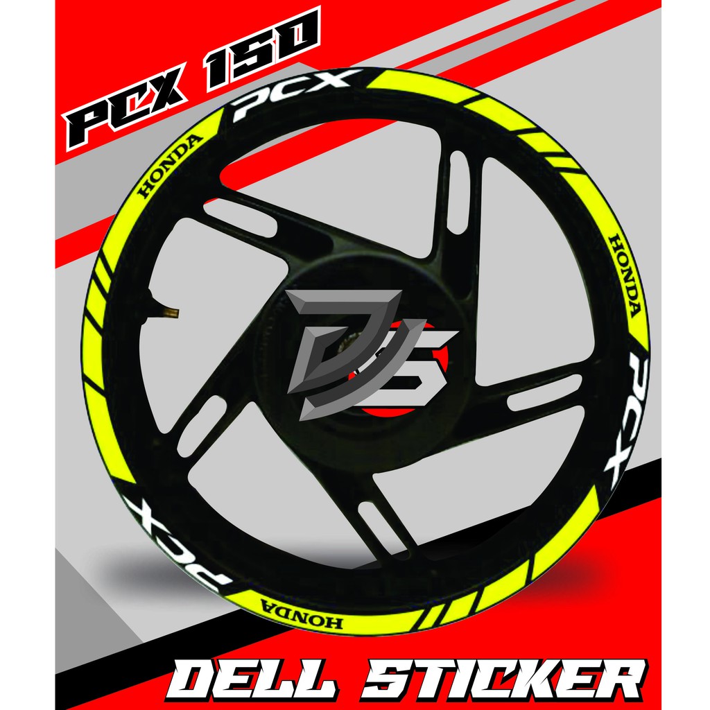 STICKER PELEK PCX 150 / CUTTING STICKER PELEK/ DELL VARIASI