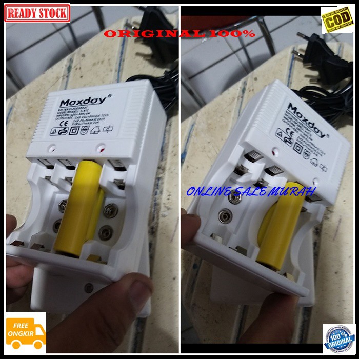 G262 ori 100% adaptor desktop alat cas casan charger baterai A2 A3 9V volt elektronik travel Universal multifungsi power supply adapter ac dc aa aaa Kotak Ni-Cd Ni-MH original  BISA SEGALA JENIS BATERAI A2 A3 9V  Kapasitas untuk 4 batu baterai AA &amp; 4 batu