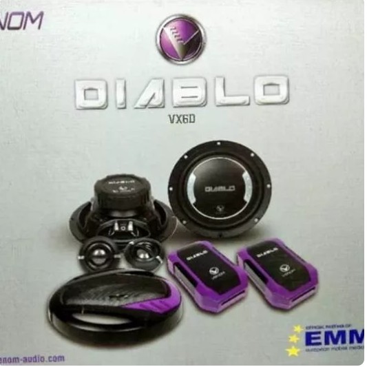 Paket Audio Mobil VENOM DIABLO Full Set SPLIT POWER 4CH SUBWOOFER ORI