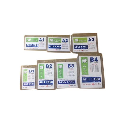 ID Card Mika B1 B2 B3 B4 A1 A2 A3/Name Tag / Glue Card / Card Holder / TOP LOADER/ id card holder (M