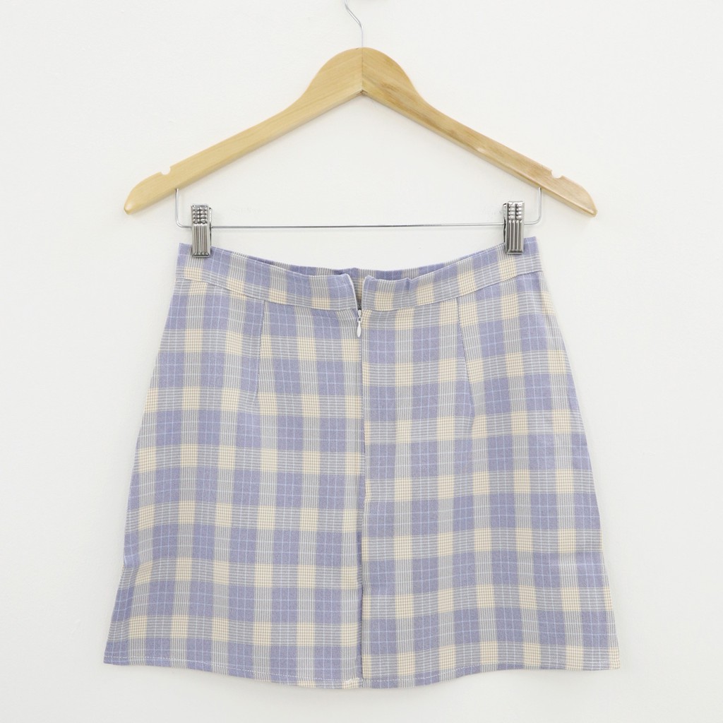 Sunee plaid rok skirt -Thejanclothes