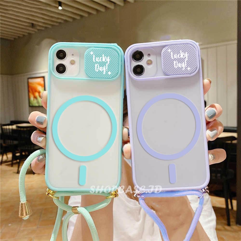 [KG02] Case slide + Tali Sling Samsung A03S A02S A02 A12 A22 (4G)(5G) A32 A52 A72   | Case slide kam