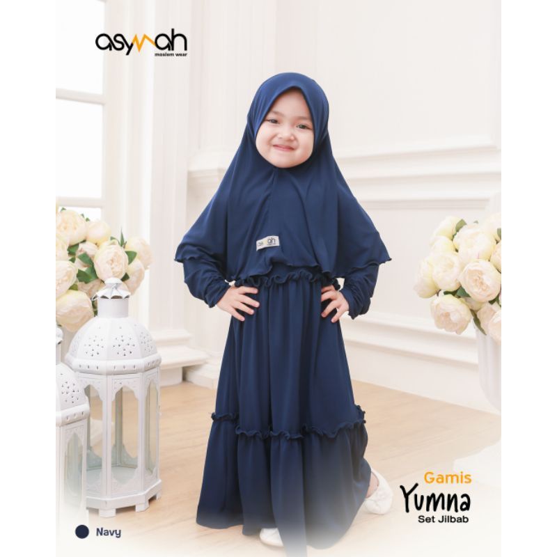 gamis yumna anak 3tahun