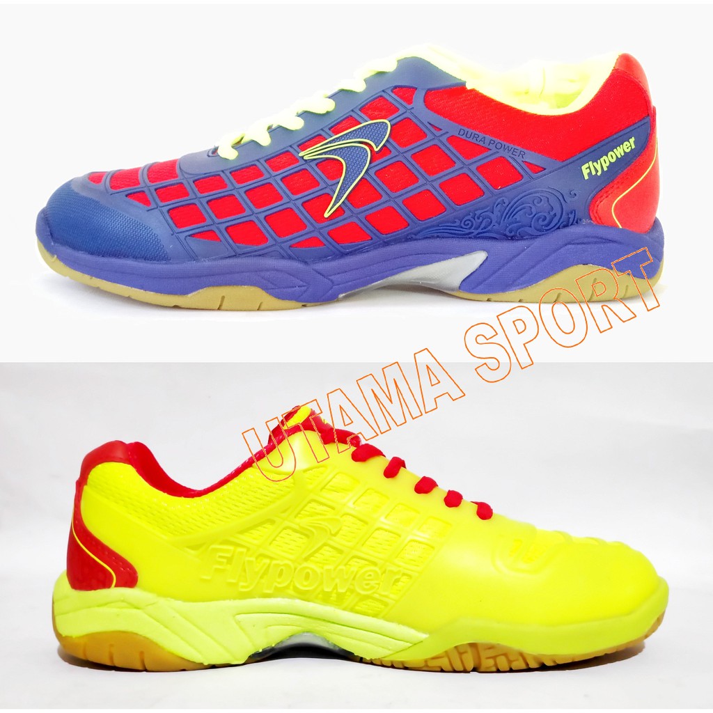 Sepatu Bulutangkis / Badminton Shoe Flypower Dieng Blue