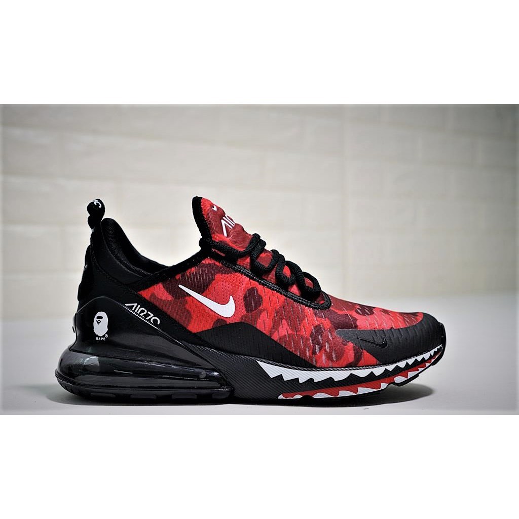 Nike Air Max 270 BAPE RED High Premium Original