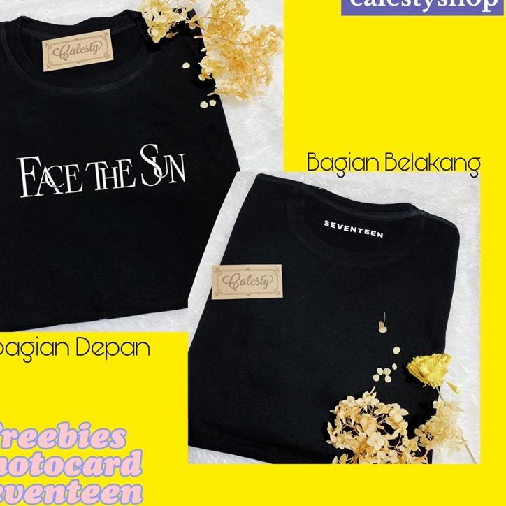 Paling Sesuai.. SEVENTEEN NEW ALBUM TSHIRT SEVENTEEN NEW LOGO BARU KAOS FACE THE SUN PO ALBUM PHOTOC
