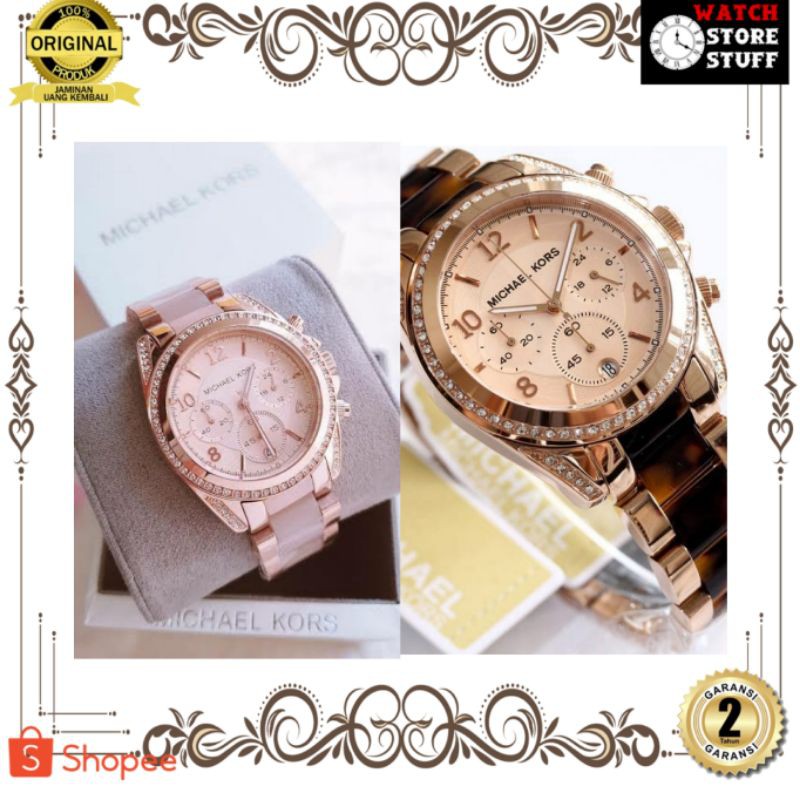 JAM TANGAN PRIA WANITA | RANTAI | KULIT | KARET | MURAH | WANITA | MICHAEL KORS MK 5859 5943 ORIGINA