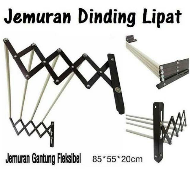 Jemuran dinding lipat