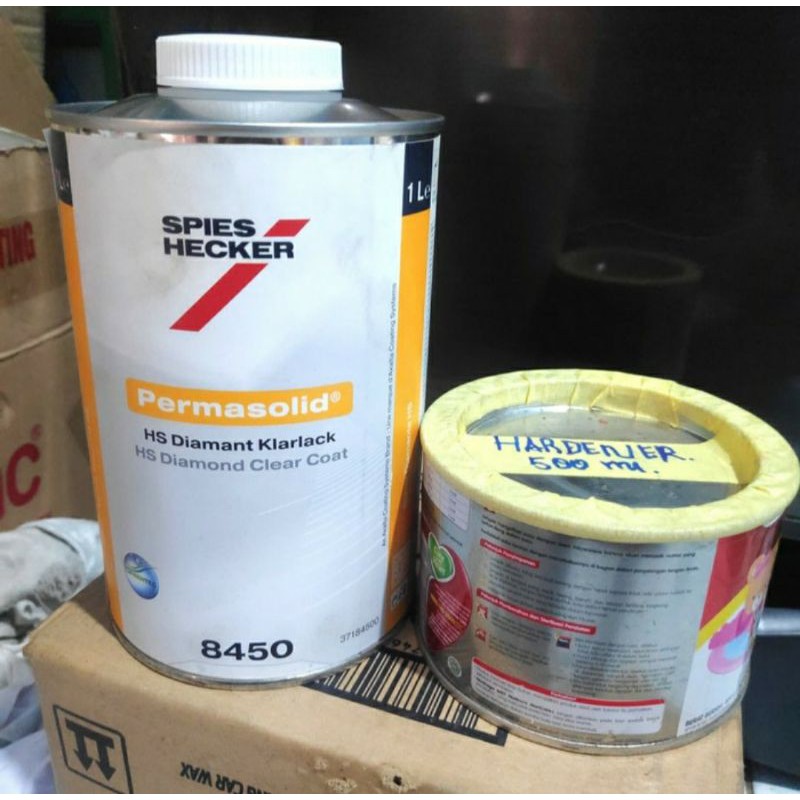 Clear Coat spies hecker 8450 1L + hardener 3240 500ml ( clear jahat )