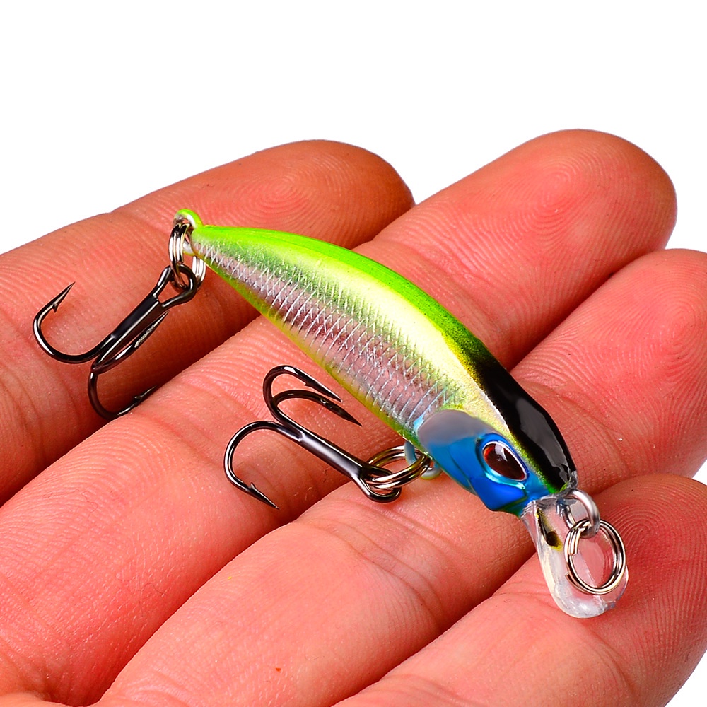 Umpan minow minnow premium ultralight branded proberos 5,4 cm 4,3 gram fishing lure mancing casting landbase